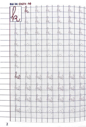 bộ vở ô li tập tô, tập viết chữ cái, chữ ghép và ghép vần - quyển 2 - Ảnh 4