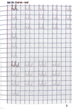 bộ vở ô li tập tô, tập viết chữ cái, chữ ghép và ghép vần - quyển 2 - Ảnh 5