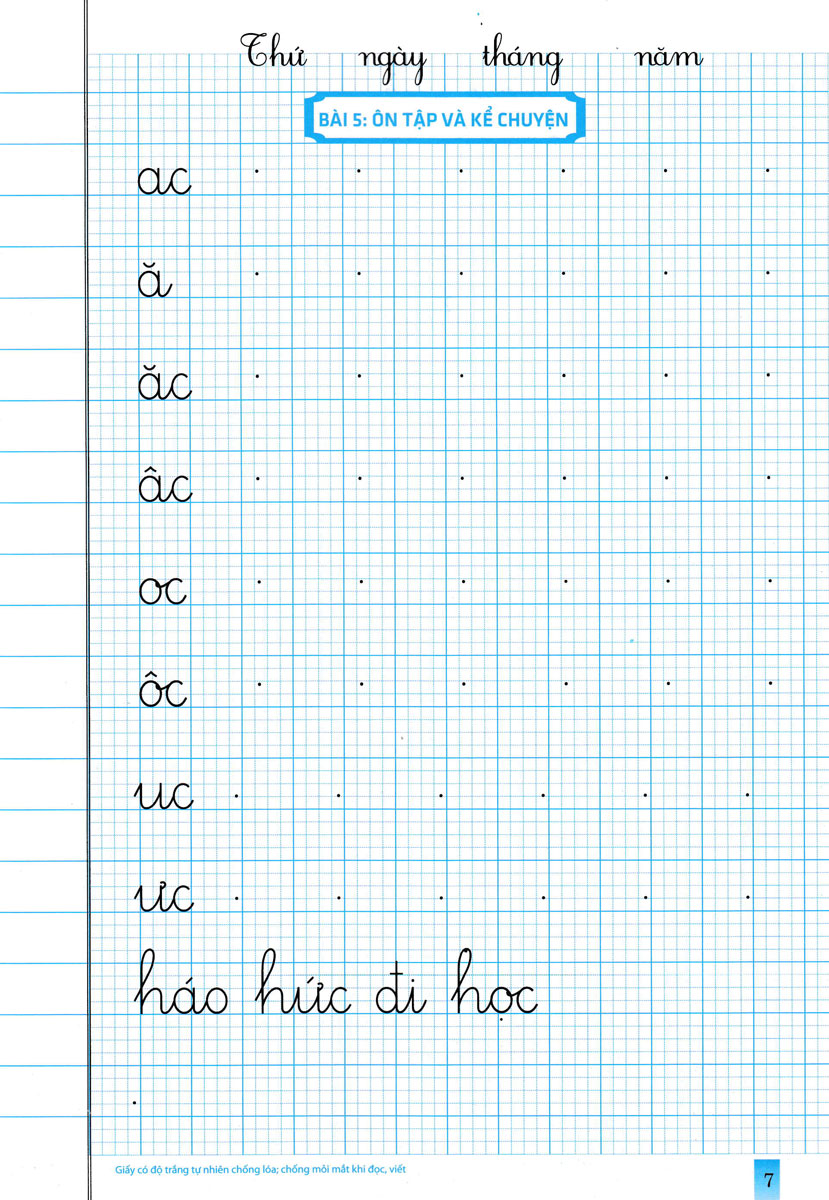 bộ vở ô li theo mẫu chữ 1 - tập 2 (bám sát sgk chân trời sáng tạo) - Ảnh 7