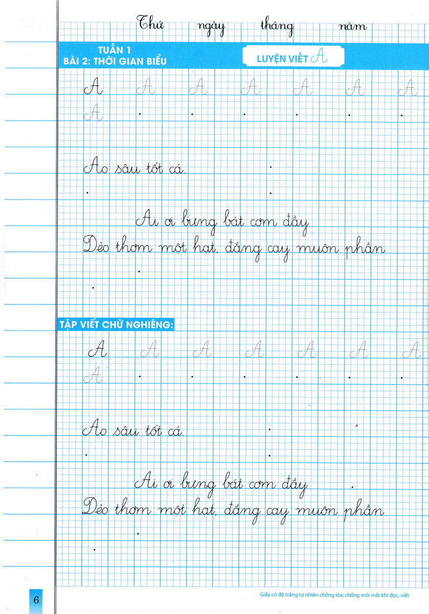 bộ vở ô li theo mẫu chữ lớp 2 - tập 1 (bám sát sgk chân trời sáng tạo) - Ảnh 6