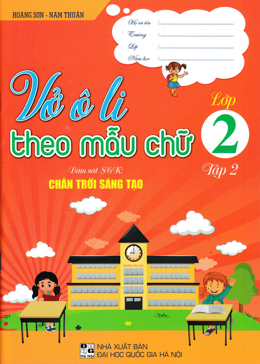 bộ vở ô li theo mẫu chữ lớp 2 - tập 2 (bám sát sgk chân trời sáng tạo) - Ảnh 2