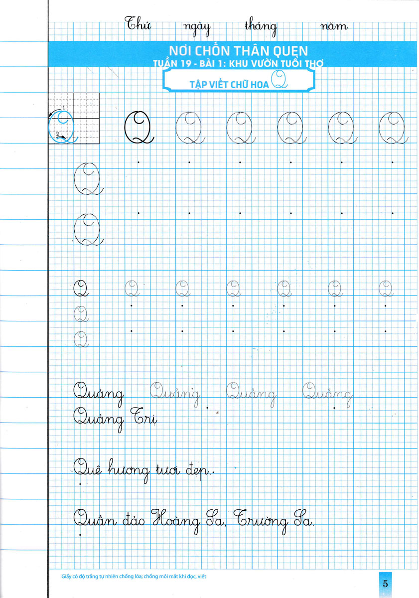 bộ vở ô li theo mẫu chữ lớp 2 - tập 2 (bám sát sgk chân trời sáng tạo) - Ảnh 6