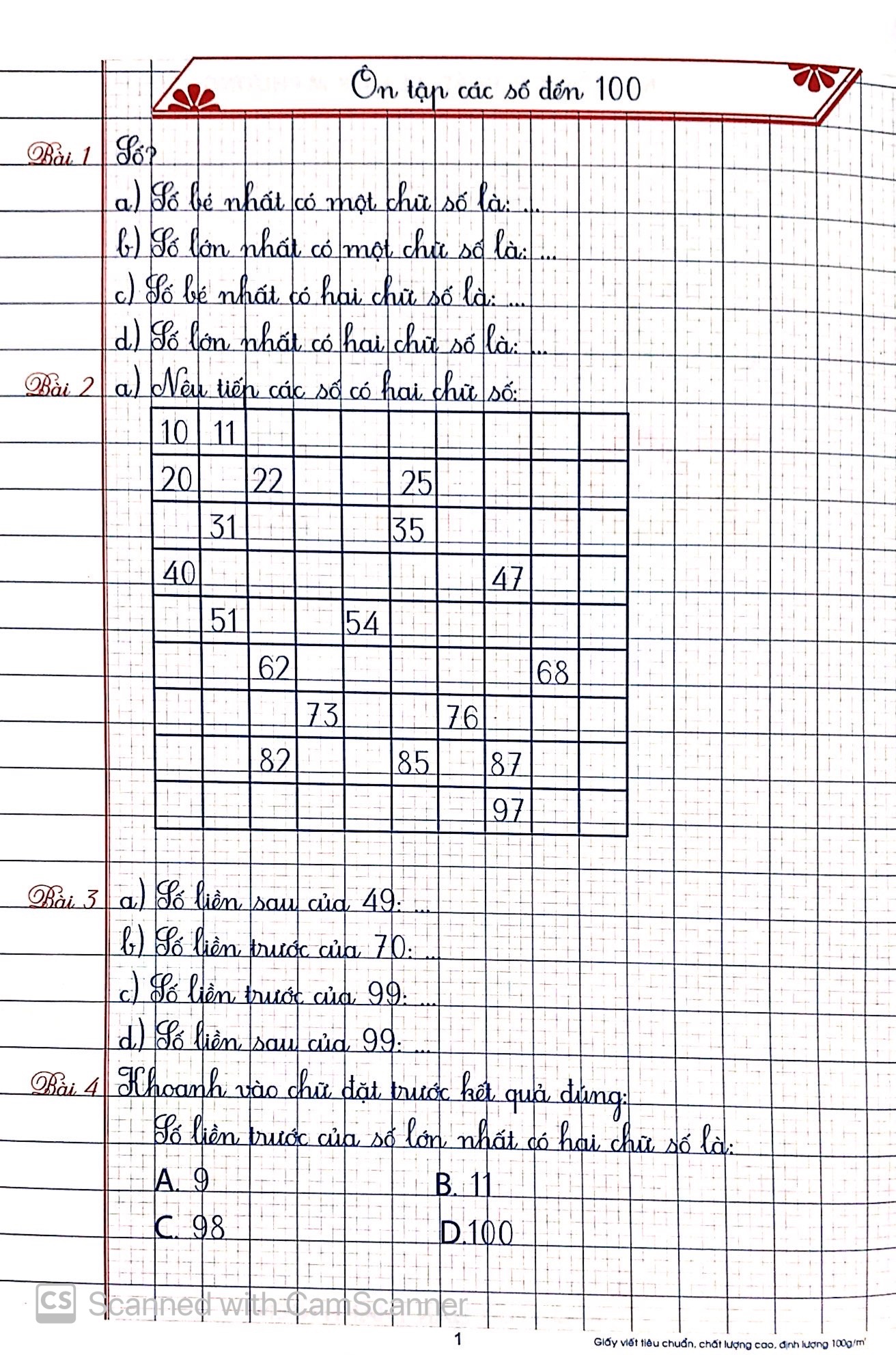 bộ vở ô li thực hành toán 2 - quyển 1 - Ảnh 3