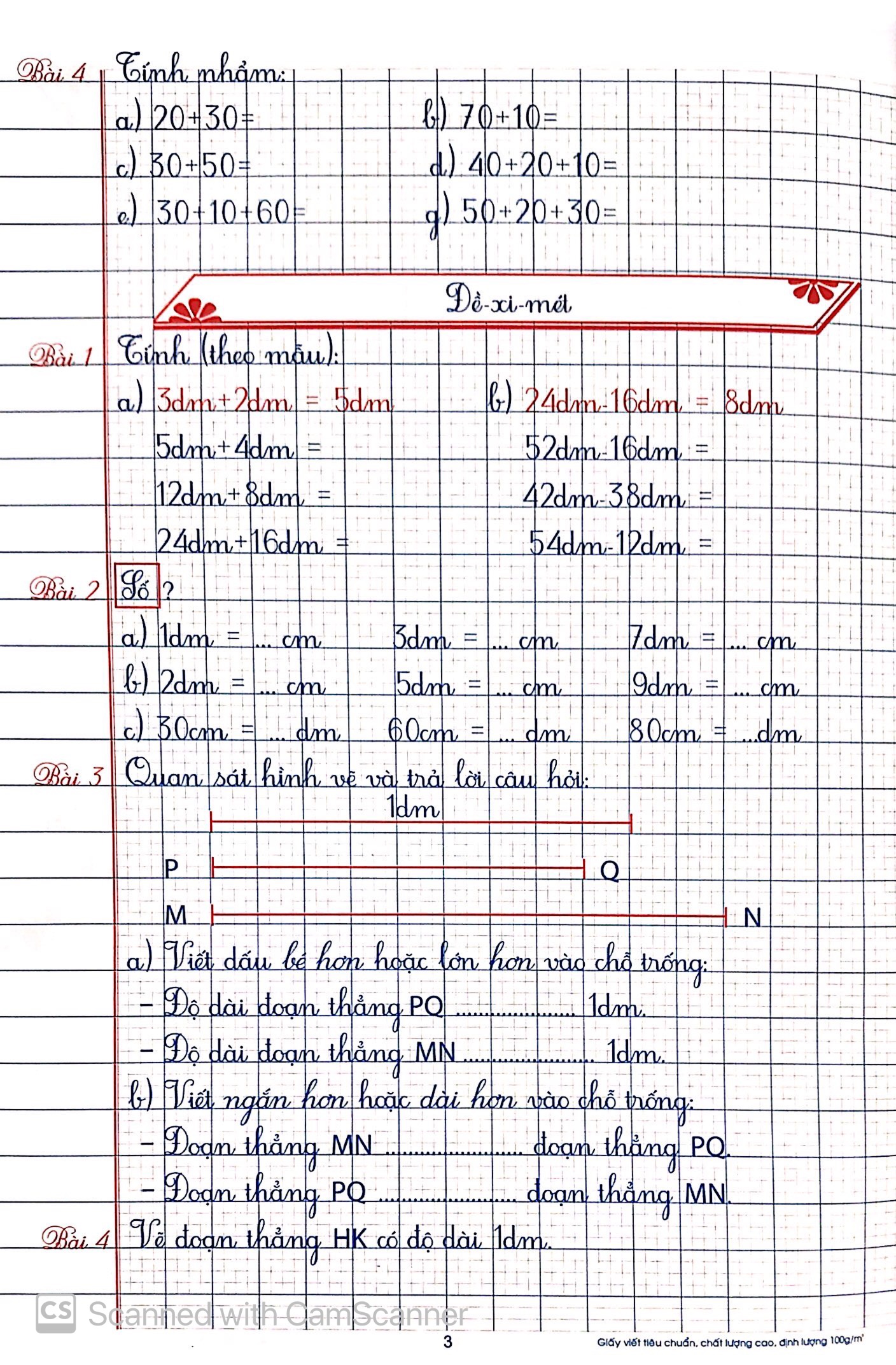 bộ vở ô li thực hành toán 2 - quyển 1 - Ảnh 5