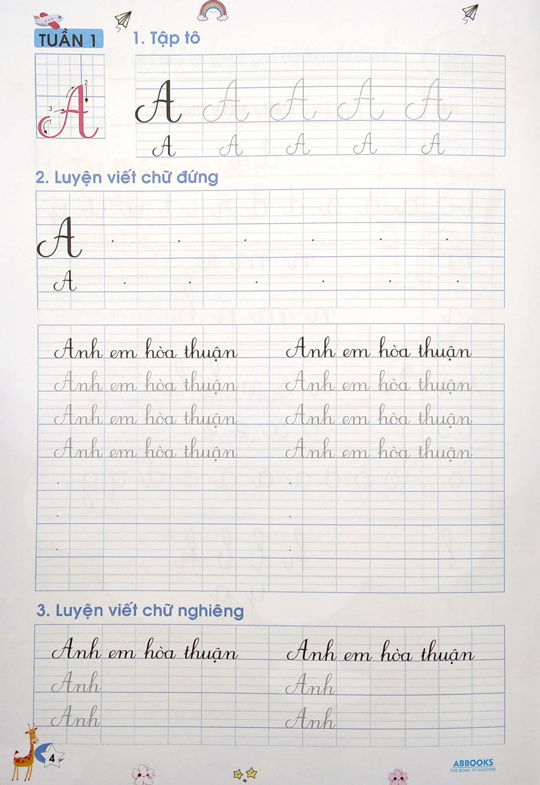 bộ vở ô ly có chữ mẫu luyện viết chữ đẹp - nâng cao nét thanh, nét đậm - tập 1 (tái bản) - Ảnh 6