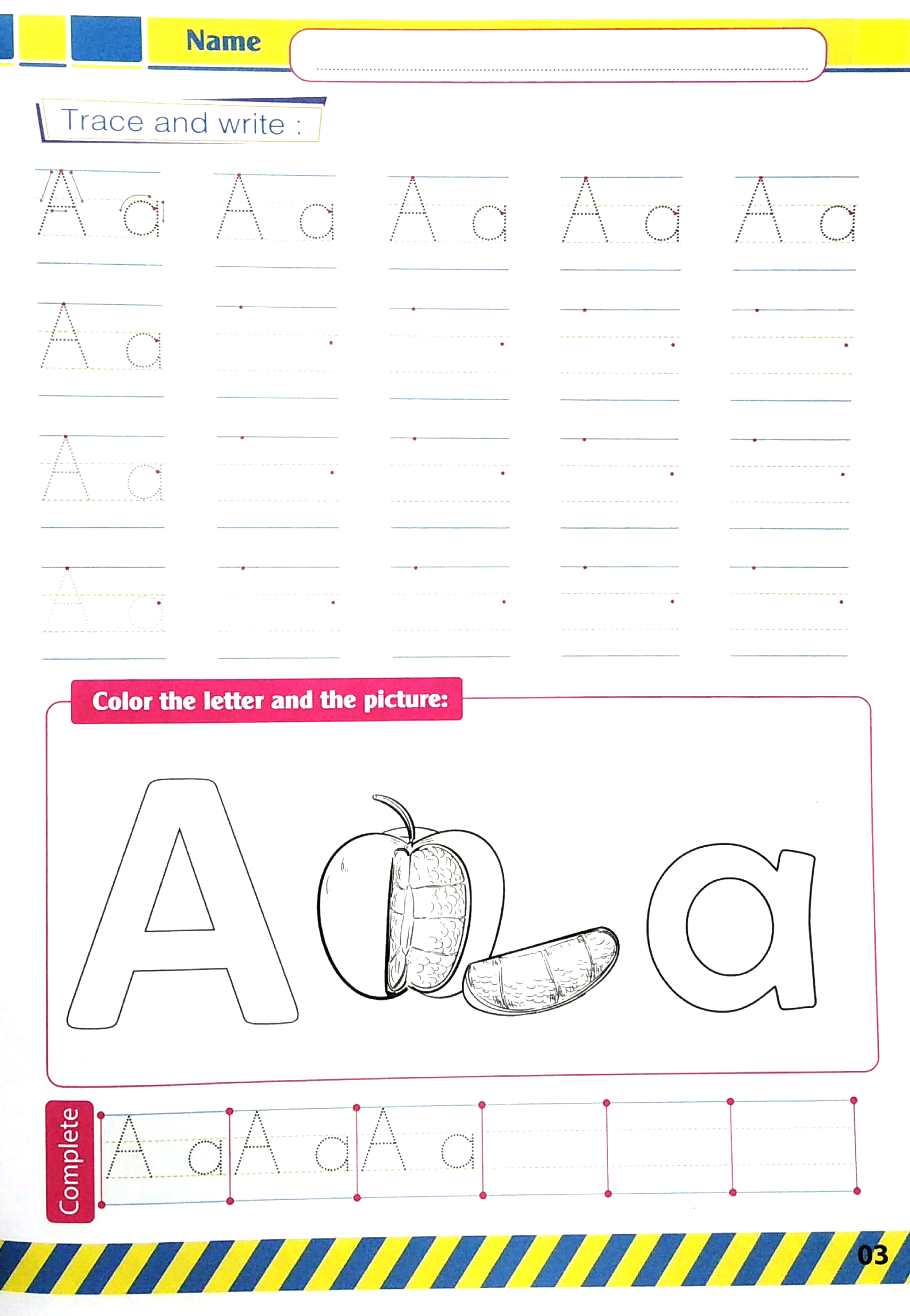 bộ vở tập viết tiếng anh cho bé - tập 1 - Ảnh 4