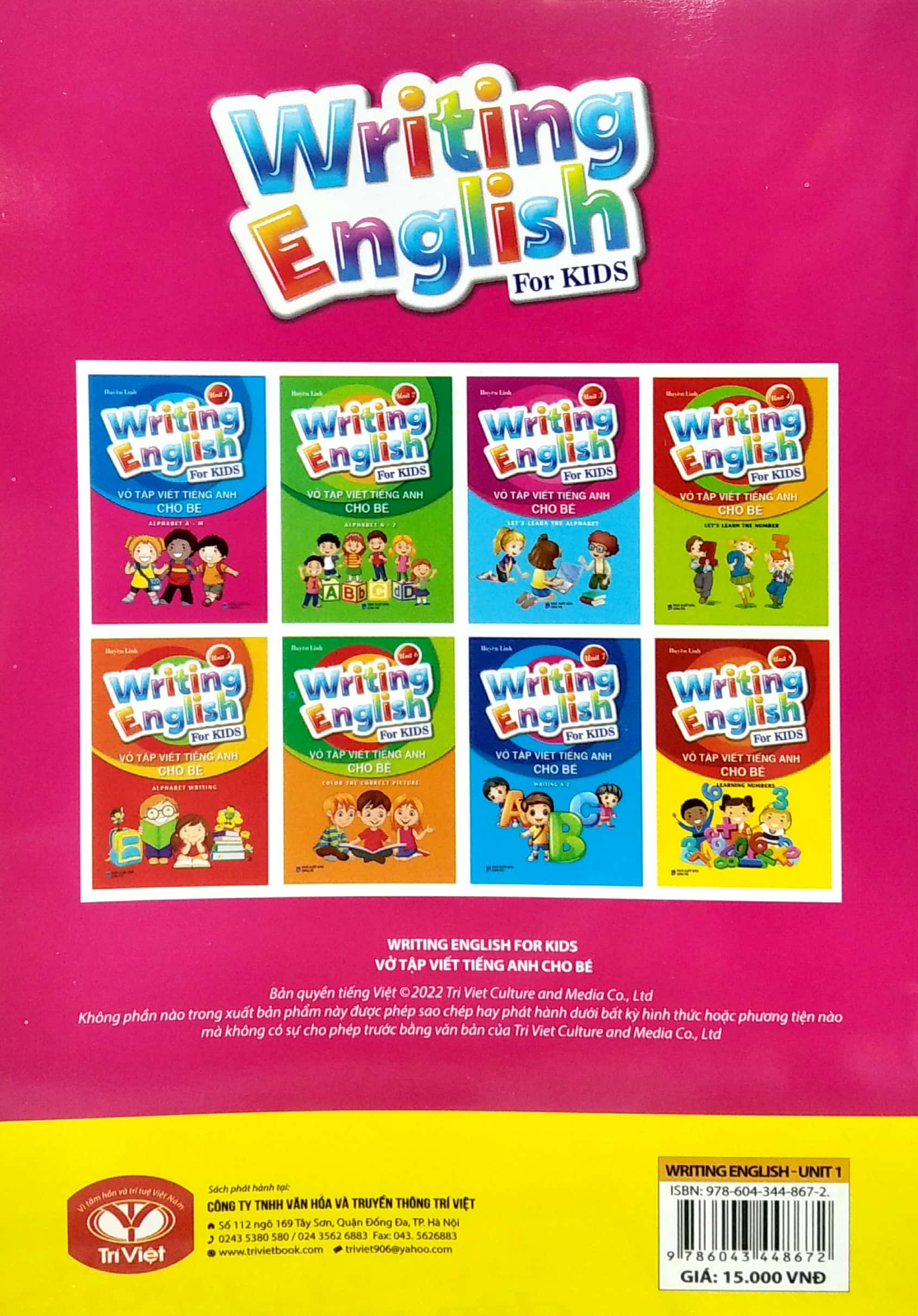 bộ vở tập viết tiếng anh cho bé - tập 1 - Ảnh 6