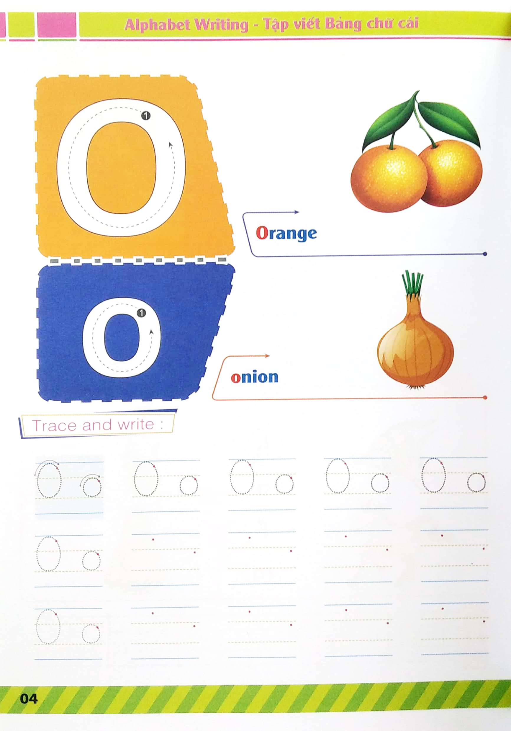 bộ vở tập viết tiếng anh cho bé - tập 2 - Ảnh 5