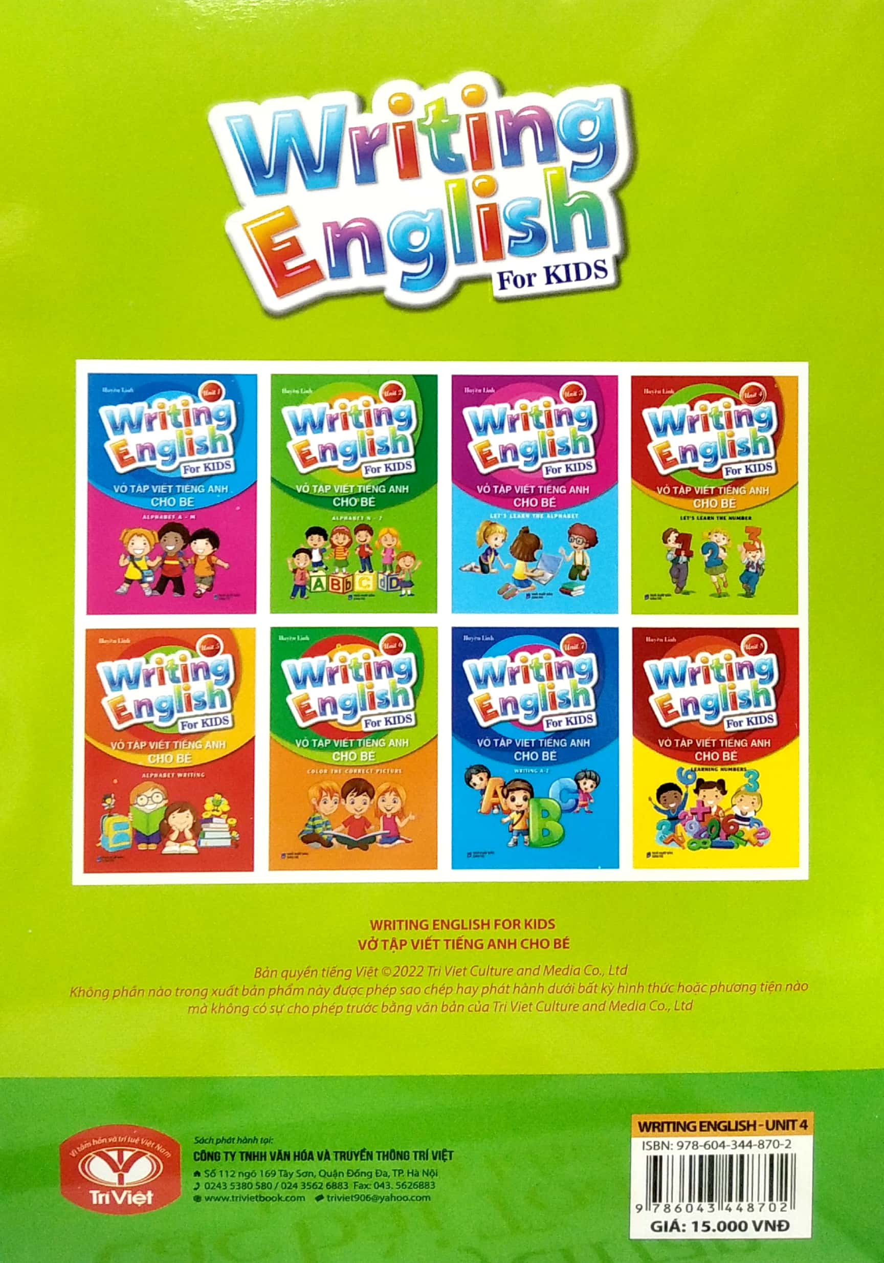 bộ vở tập viết tiếng anh cho bé - tập 4 - Ảnh 6