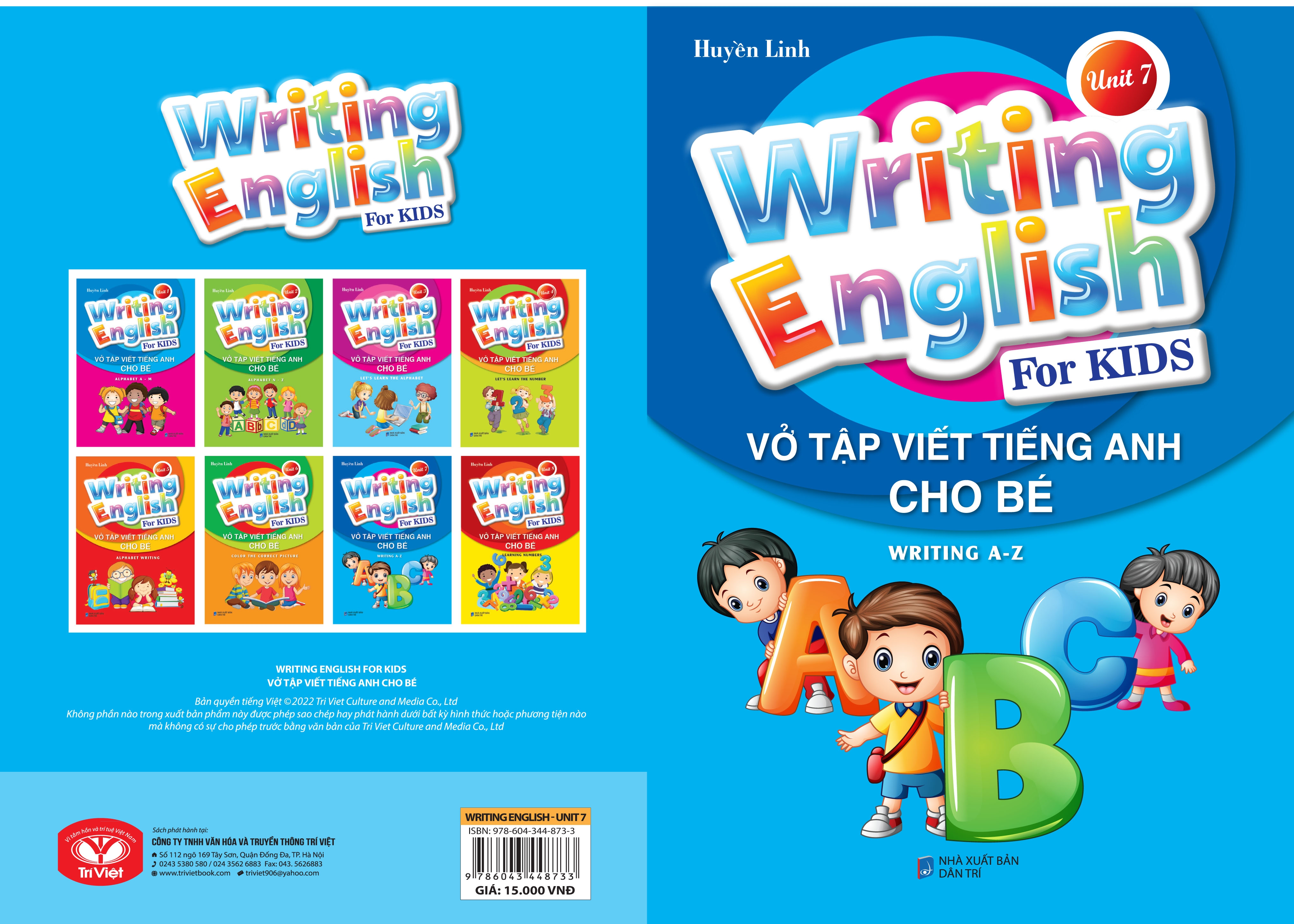 bộ vở tập viết tiếng anh cho bé - tập 7 - Ảnh 2