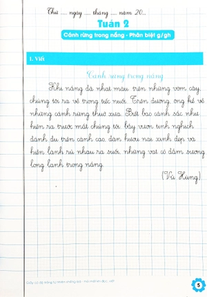 bộ vở thực hành chính tả lớp 3 - tập 1 (biên soạn theo chương trình gdpt mới) (dùng chung cho các bộ sgk hiện hành) - Ảnh 5