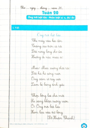 bộ vở thực hành chính tả lớp 3 - tập 2 (biên soạn theo chương trình gdpt mới) (dùng chung cho các bộ sgk hiện hành) - Ảnh 5