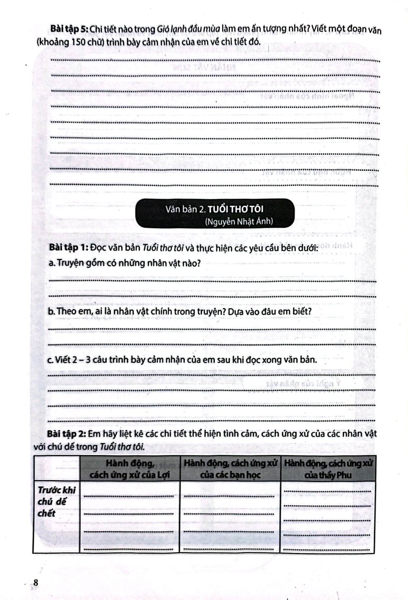 Bộ Vở Thực Hành Ngữ Văn 6 - Tập 2 (Chân Trời Sáng Tạo) (Chuẩn) - Ảnh 7