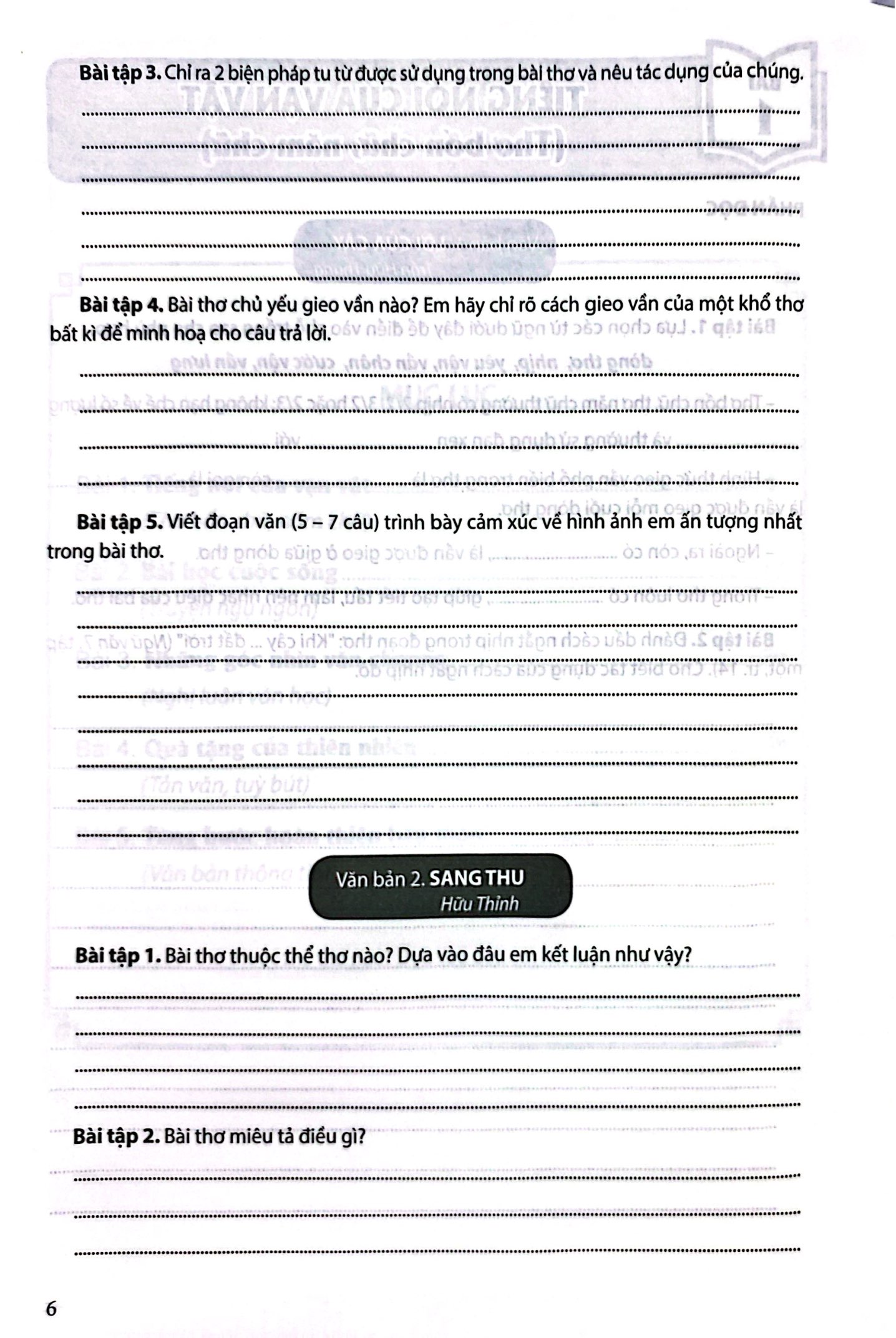 Bộ Vở Thực Hành Ngữ Văn 7 - Tập 1 (Chân Trời Sáng Tạo) (Chuẩn) - Ảnh 5