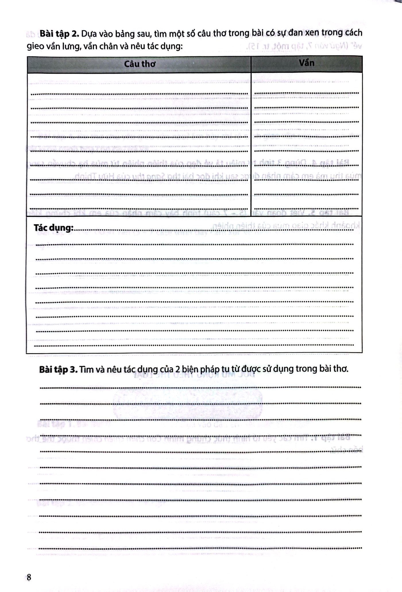 Bộ Vở Thực Hành Ngữ Văn 7 - Tập 1 (Chân Trời Sáng Tạo) (Chuẩn) - Ảnh 7