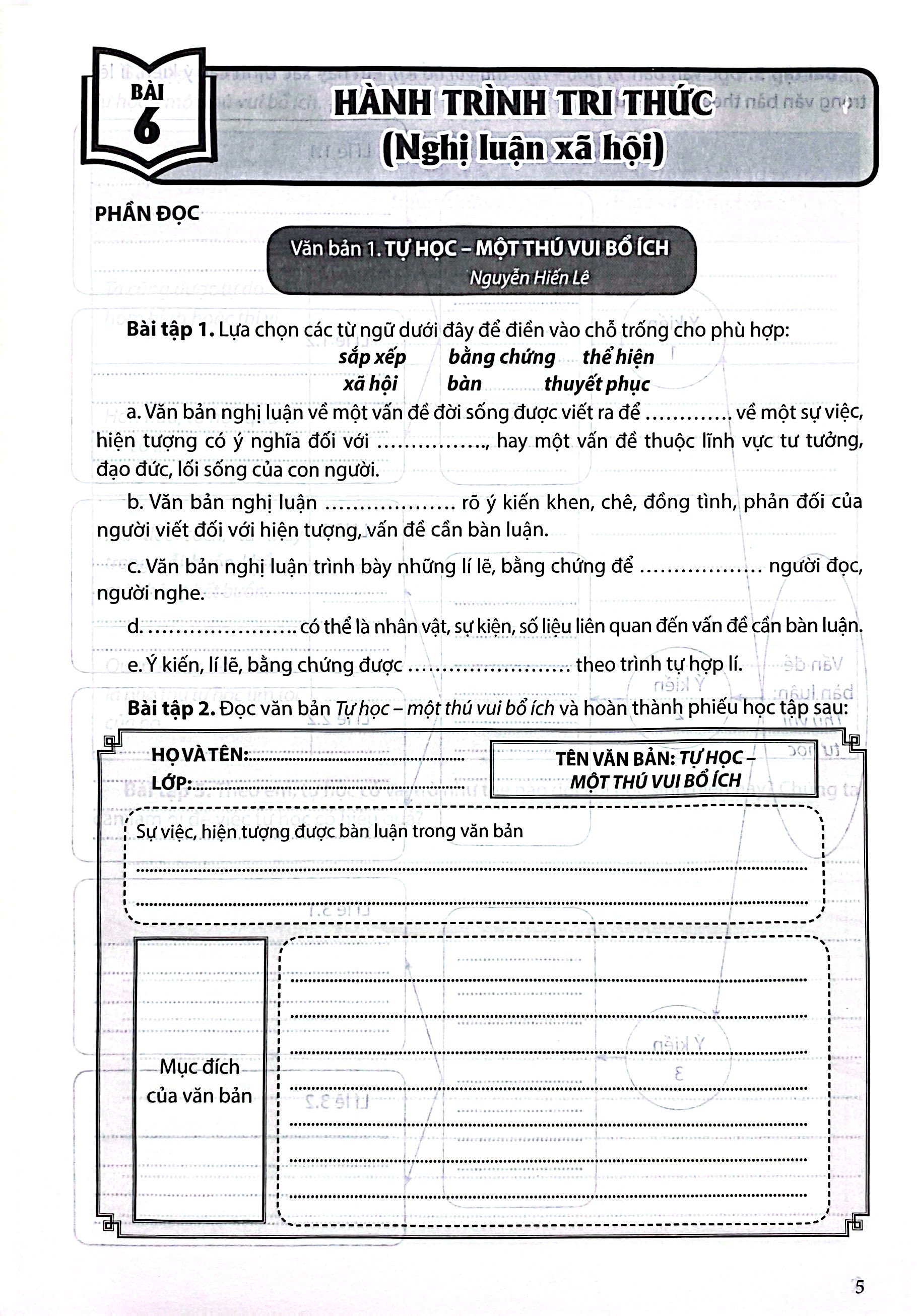 Bộ Vở Thực Hành Ngữ Văn 7 - Tập 2 (Chân Trời Sáng Tạo) (Chuẩn) - Ảnh 4