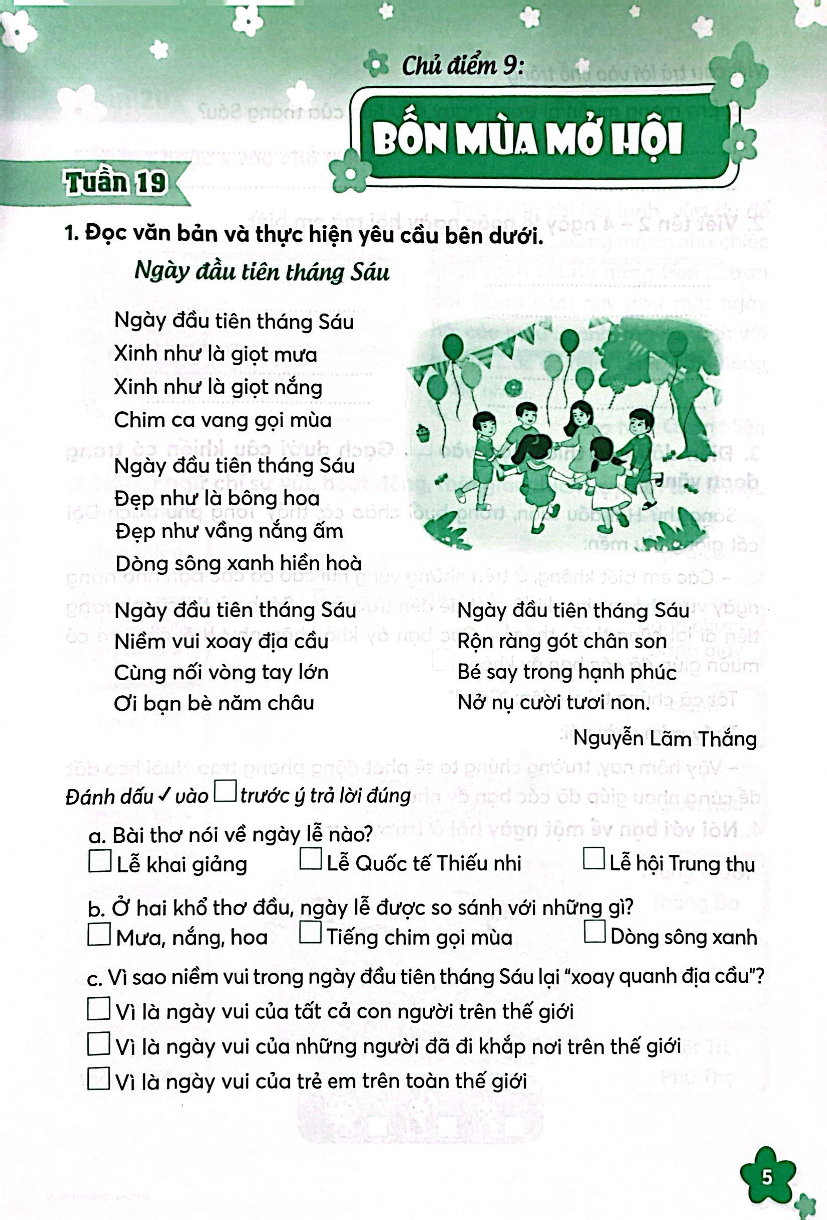 bộ vở thực hành tiếng việt 3 - tập 2 (chân trời sáng tạo) (2022) - Ảnh 5