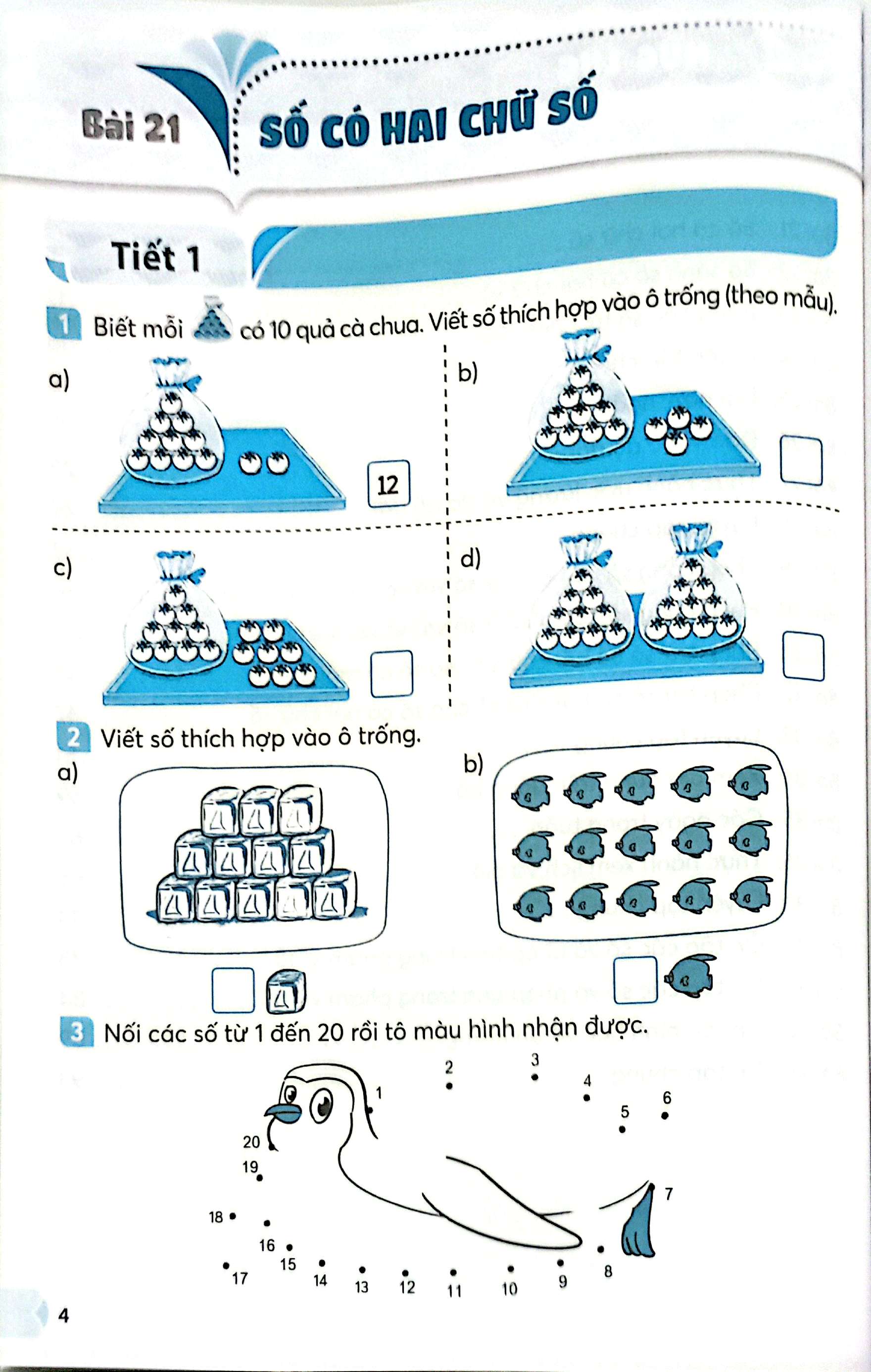 Bộ Vở Thực Hành Toán 1 - Tập 2 (Kết Nối Tri Thức) - Ảnh 4