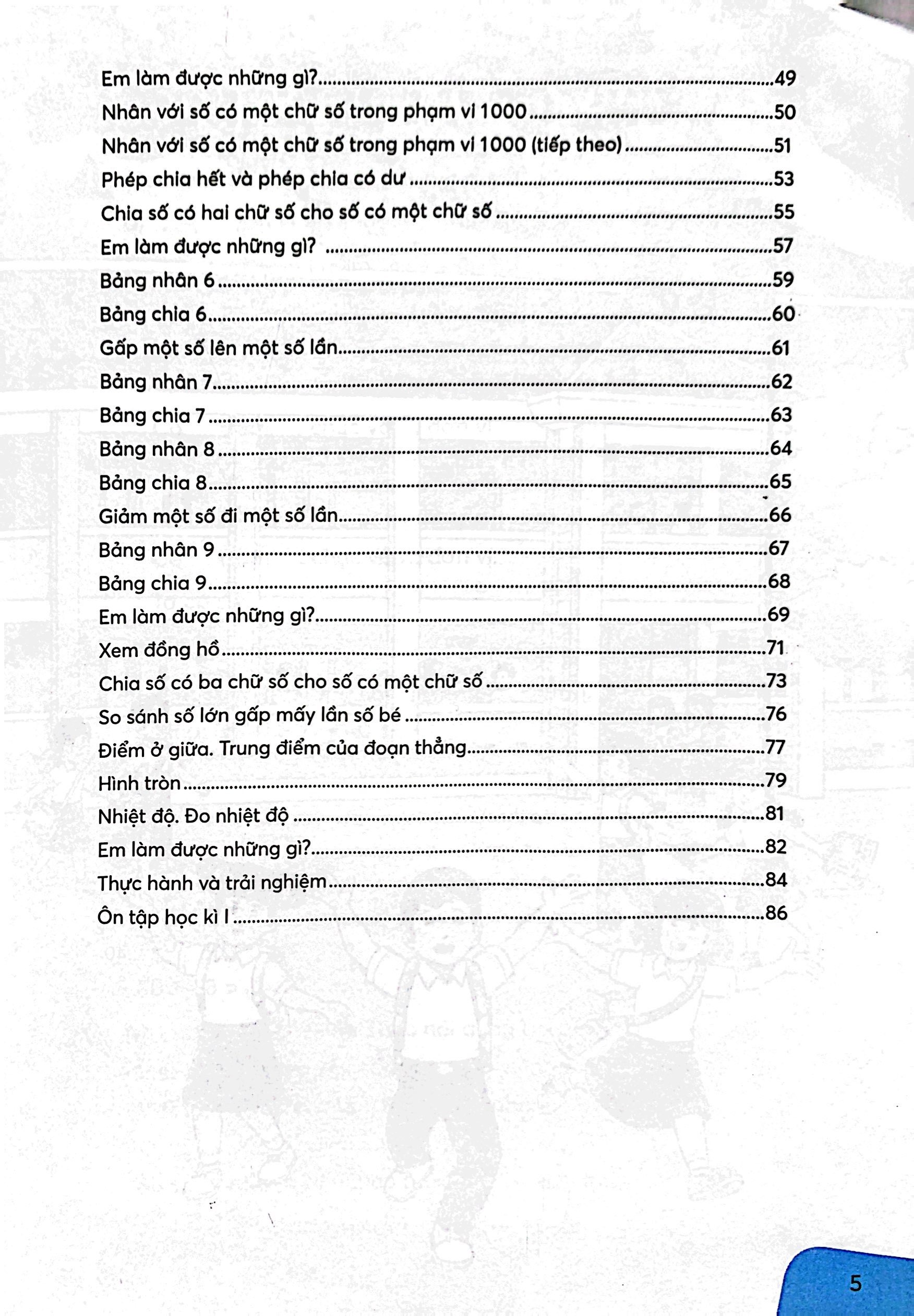 Bộ Vở Thực Hành Toán 3 - Tập 1 (Chân Trời) (Chuẩn) - Ảnh 4