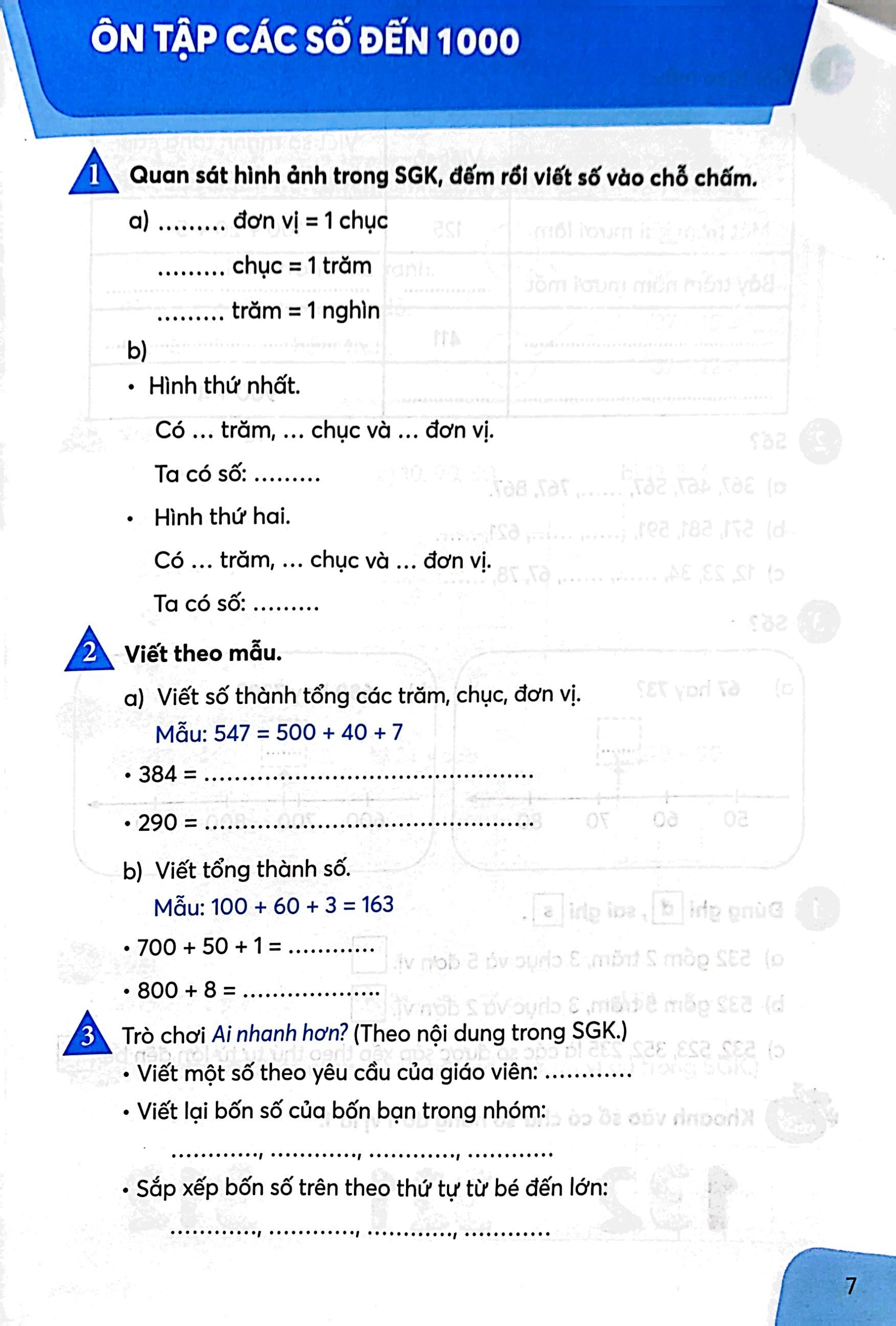 Bộ Vở Thực Hành Toán 3 - Tập 1 (Chân Trời) (Chuẩn) - Ảnh 6
