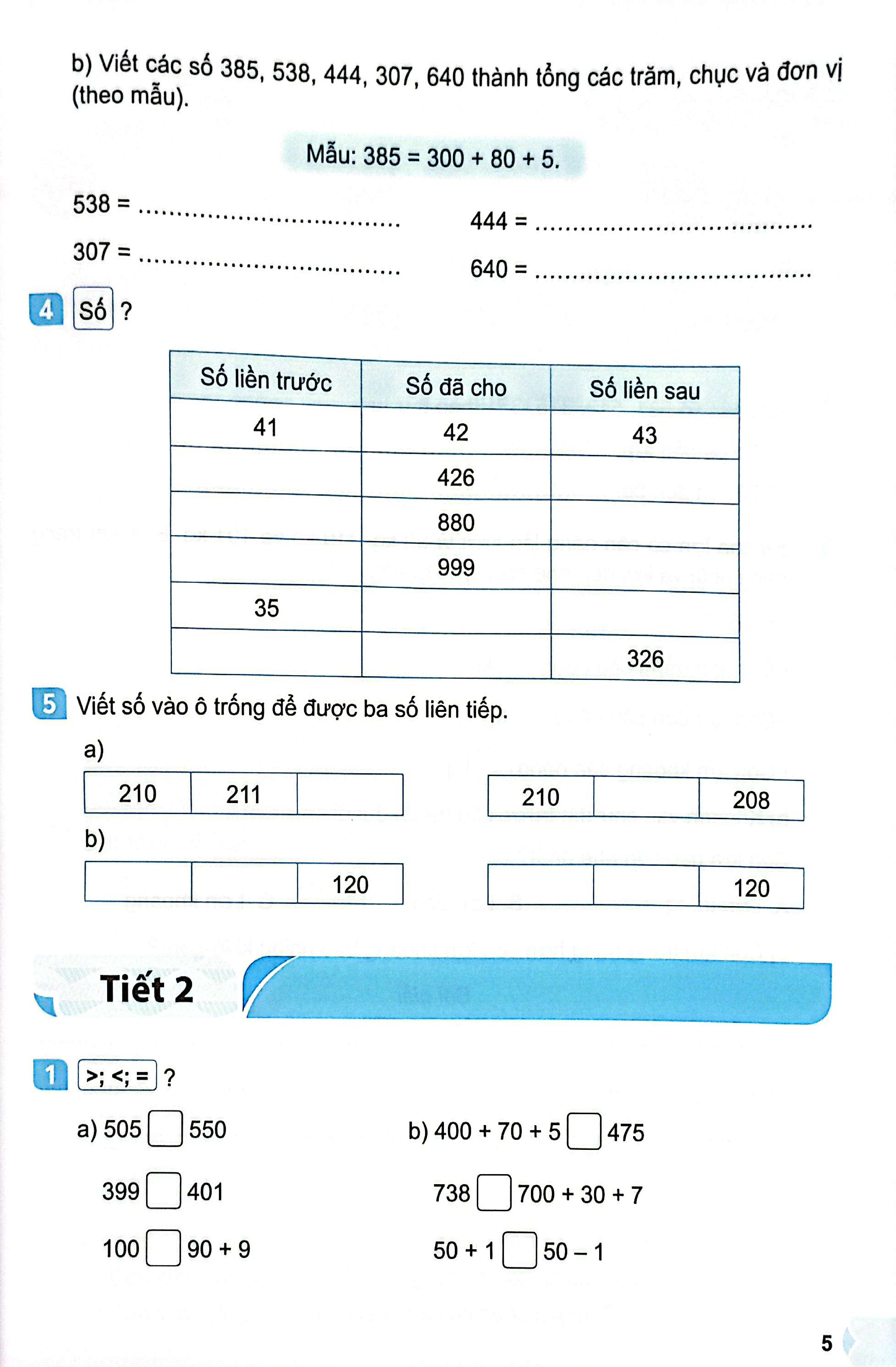 Bộ Vở Thực Hành Toán 3 - Tập 1 (Kết Nối Tri Thức) - Ảnh 5