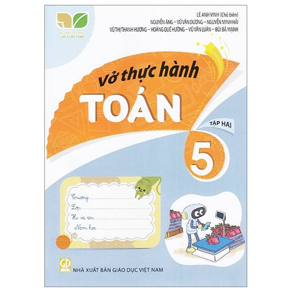 Bộ Vở Thực Hành Toán 5 - Tập 2 (Kết Nối)