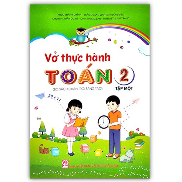 Bộ Vở Thực Hành Toán Lớp 2 - Tập 1 (Bộ Sách Chân Trời Sáng Tạo) (2023)