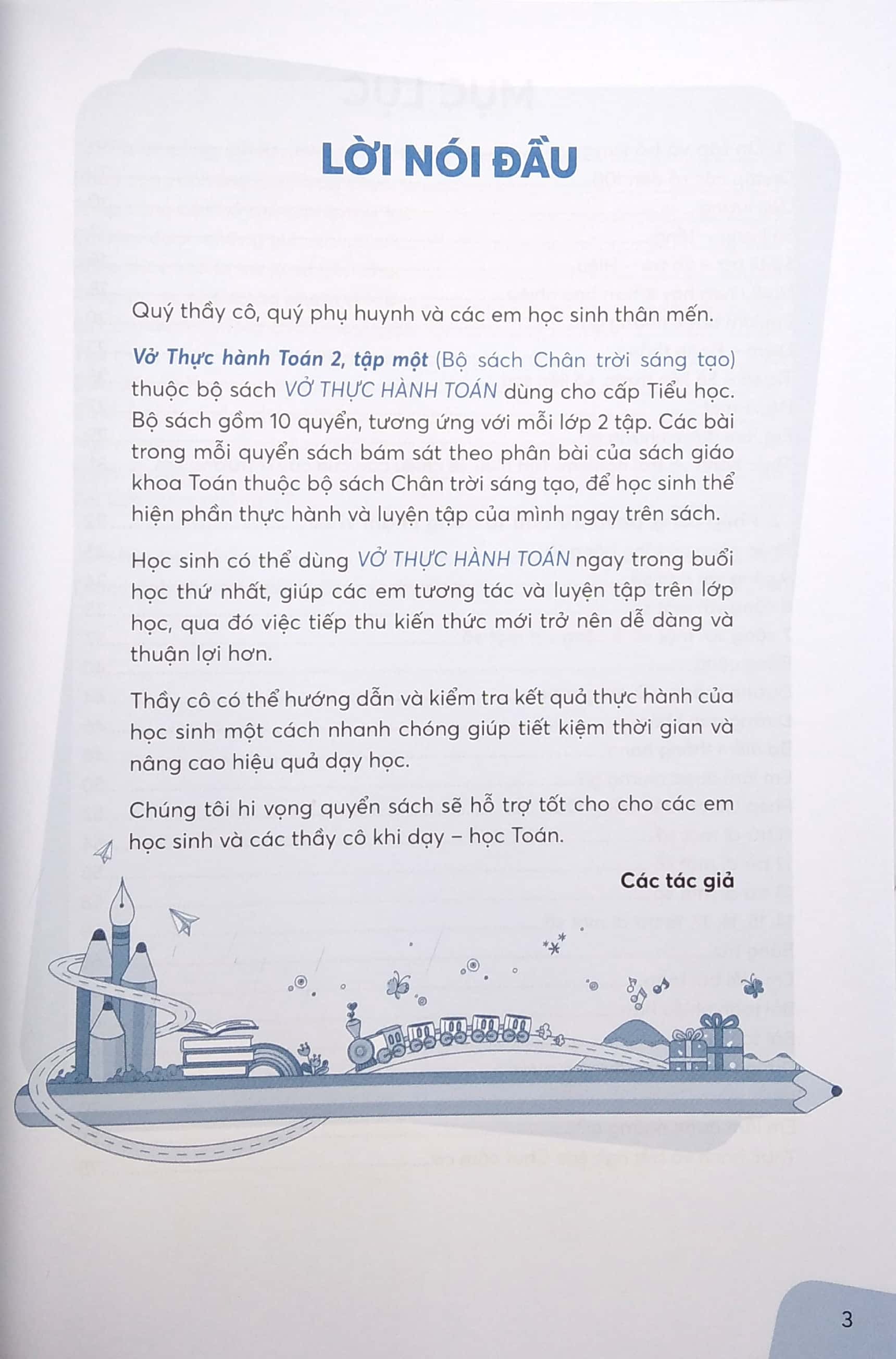 Bộ Vở Thực Hành Toán Lớp 2 - Tập 1 (Bộ Sách Chân Trời Sáng Tạo) (2023) - Ảnh 3