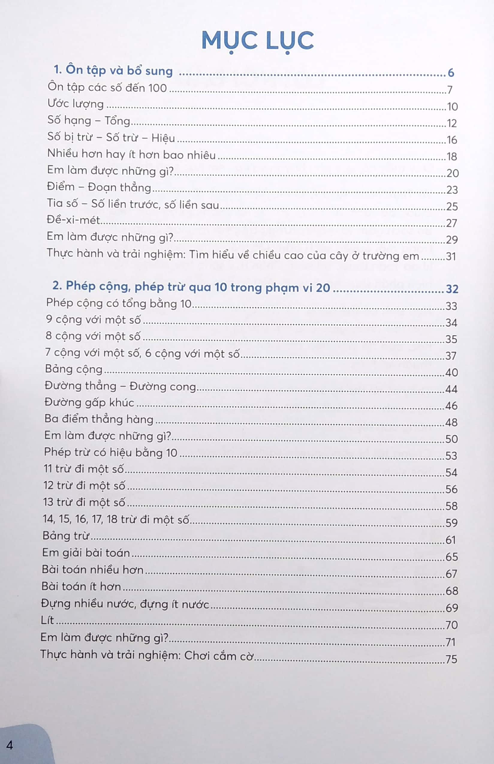 Bộ Vở Thực Hành Toán Lớp 2 - Tập 1 (Bộ Sách Chân Trời Sáng Tạo) (2023) - Ảnh 4