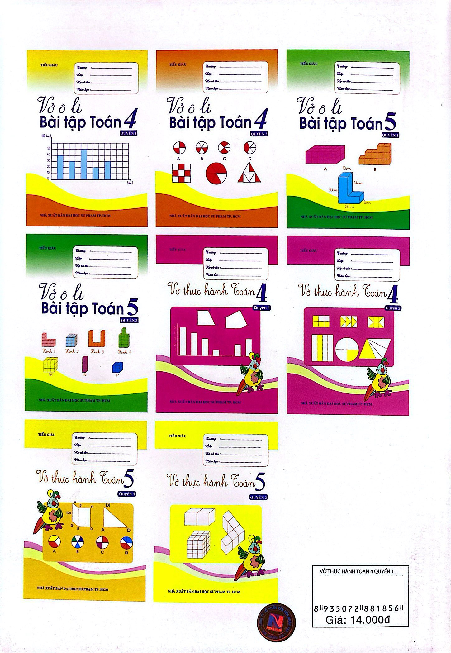 bộ vở thực hành toán lớp 4 - quyển 1 - Ảnh 6