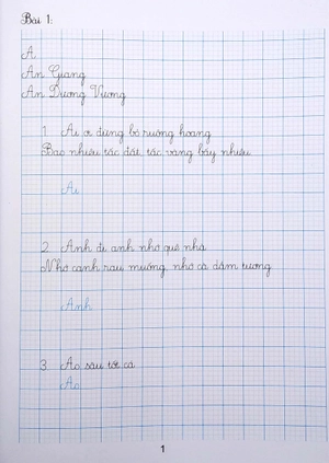 bộ vở viết đúng, viết đẹp lớp 3 - tập 1 (dùng chung cho các bộ sách giáo khoa hiện hành) - Ảnh 3