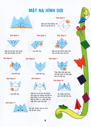bộ vui cùng xếp giấy origami - tập 6 - Ảnh 11