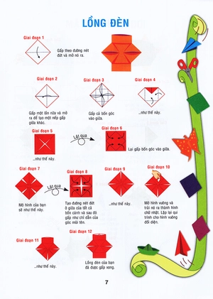 bộ vui cùng xếp giấy origami - tập 6 - Ảnh 9