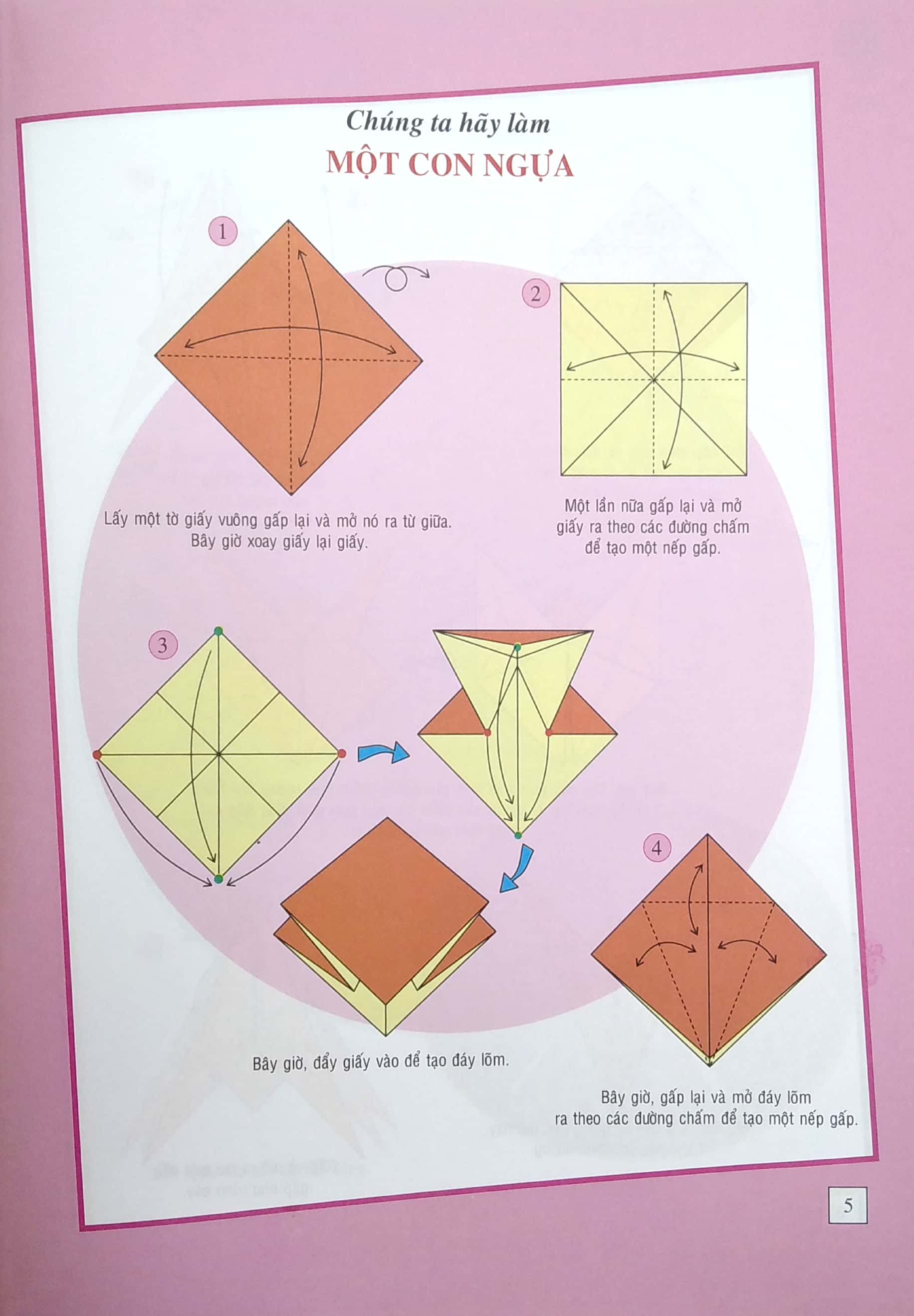 bộ vui cùng xếp giấy origami - tập 8 - Ảnh 6
