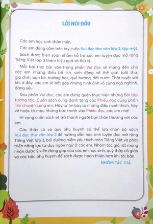 bộ vui đọc thơ văn lớp 3 - tập 1 (bộ chân trời sáng tạo) - Ảnh 3