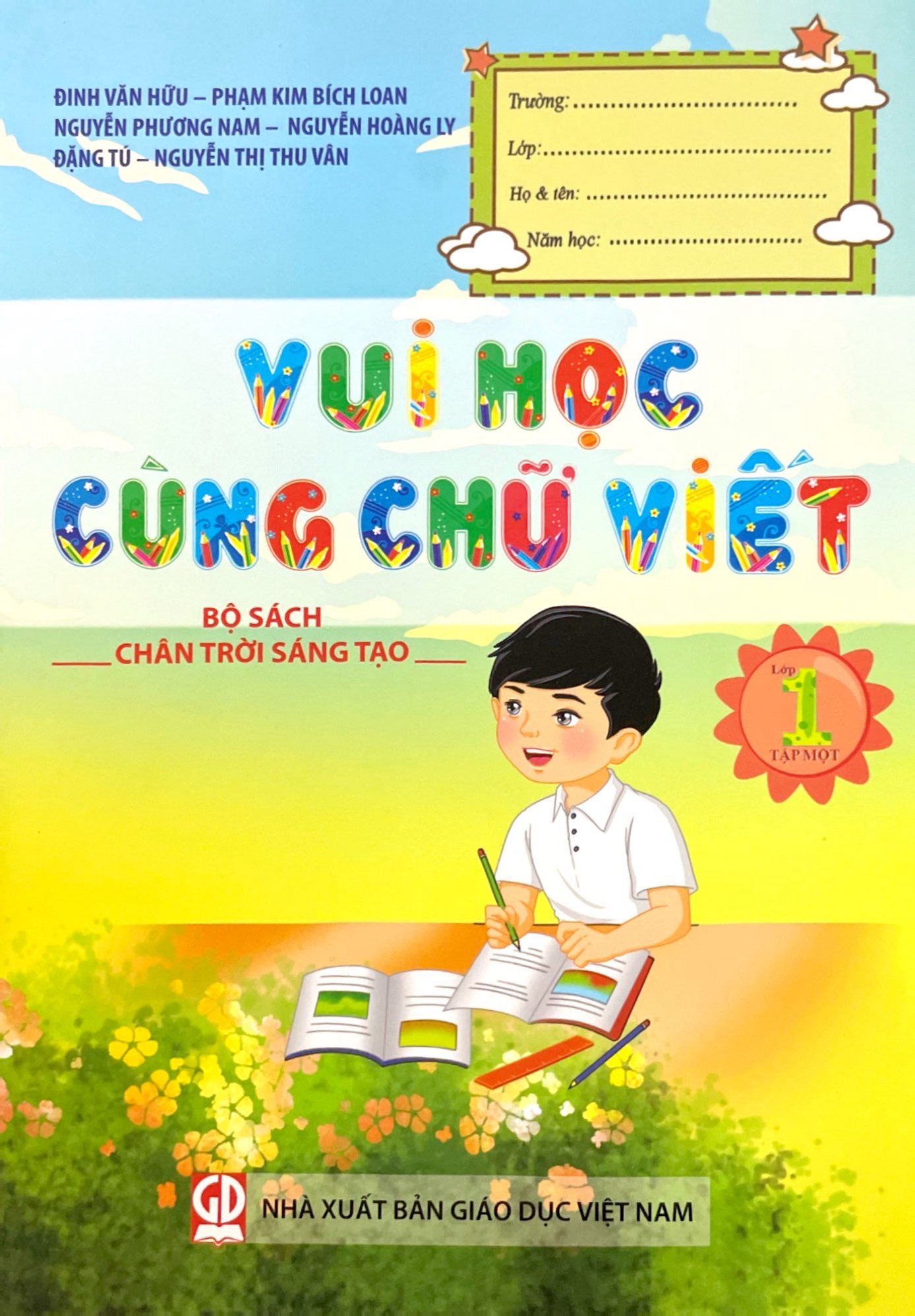 bộ vui học cùng chữ viết lớp 1 - tập 1 (bộ chân trời sáng tạo) (2023) - Ảnh 2
