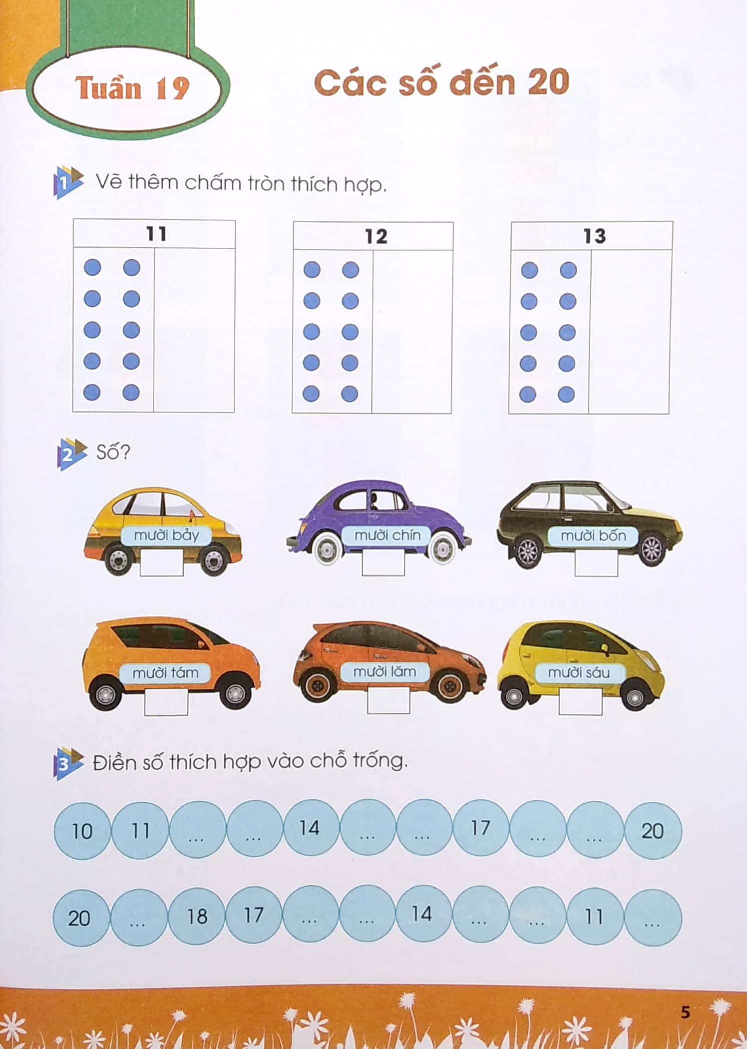 bộ vui học toán 1 - tập 2 (dành cho buổi thứ hai - bộ sách chân trời sáng tạo) - Ảnh 5