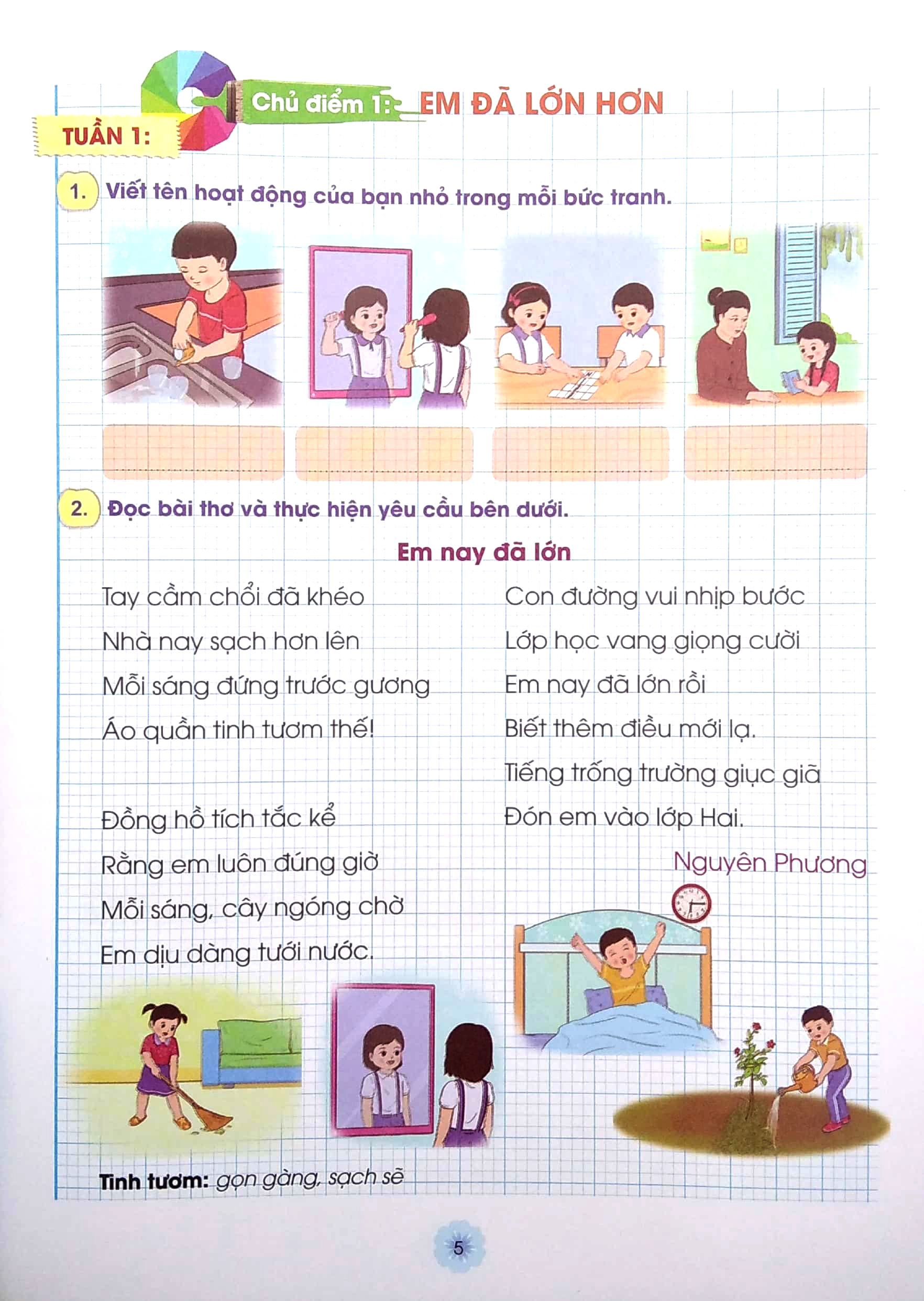 Bộ Vui Học Từ Và Câu Lớp 2 - Tập 1 (Chân Trời) - Ảnh 4