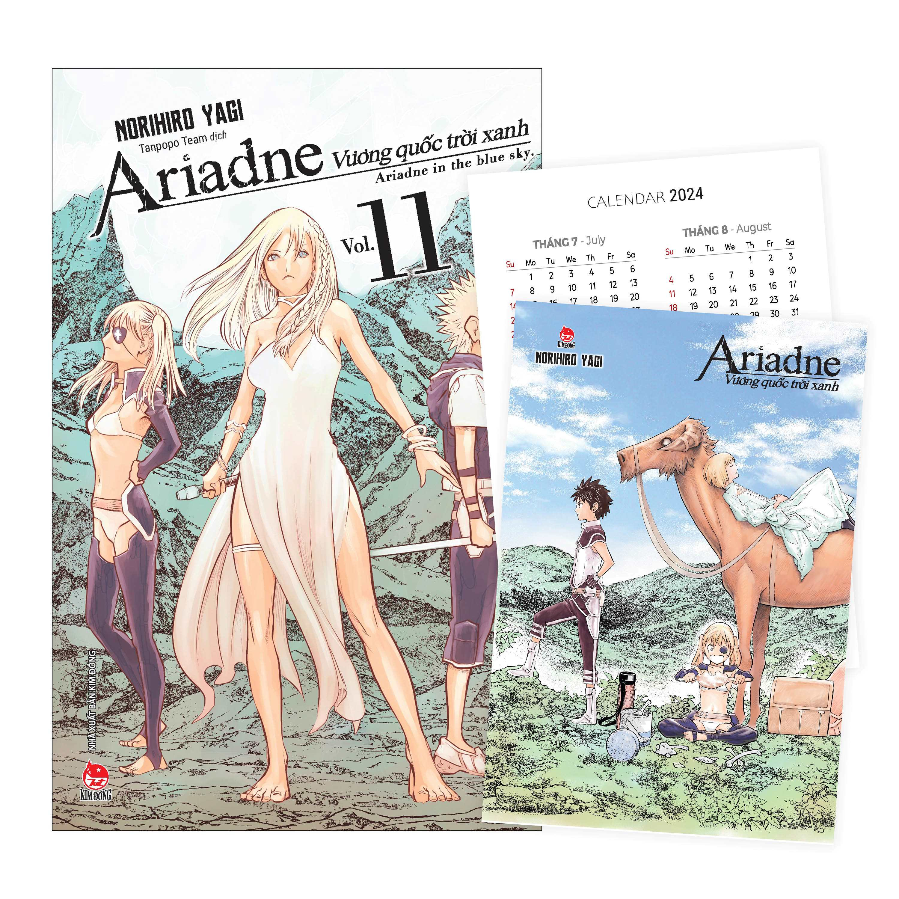 bộ vương quốc trời xanh ariadne - ariadne in the blue sky - tập 11 - tặng kèm postcard lịch - Ảnh 2
