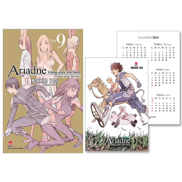 Bộ Vương Quốc Trời Xanh Ariadne - Ariadne In The Blue Sky - Tập 9 - Tặng Kèm Postcard Lịch