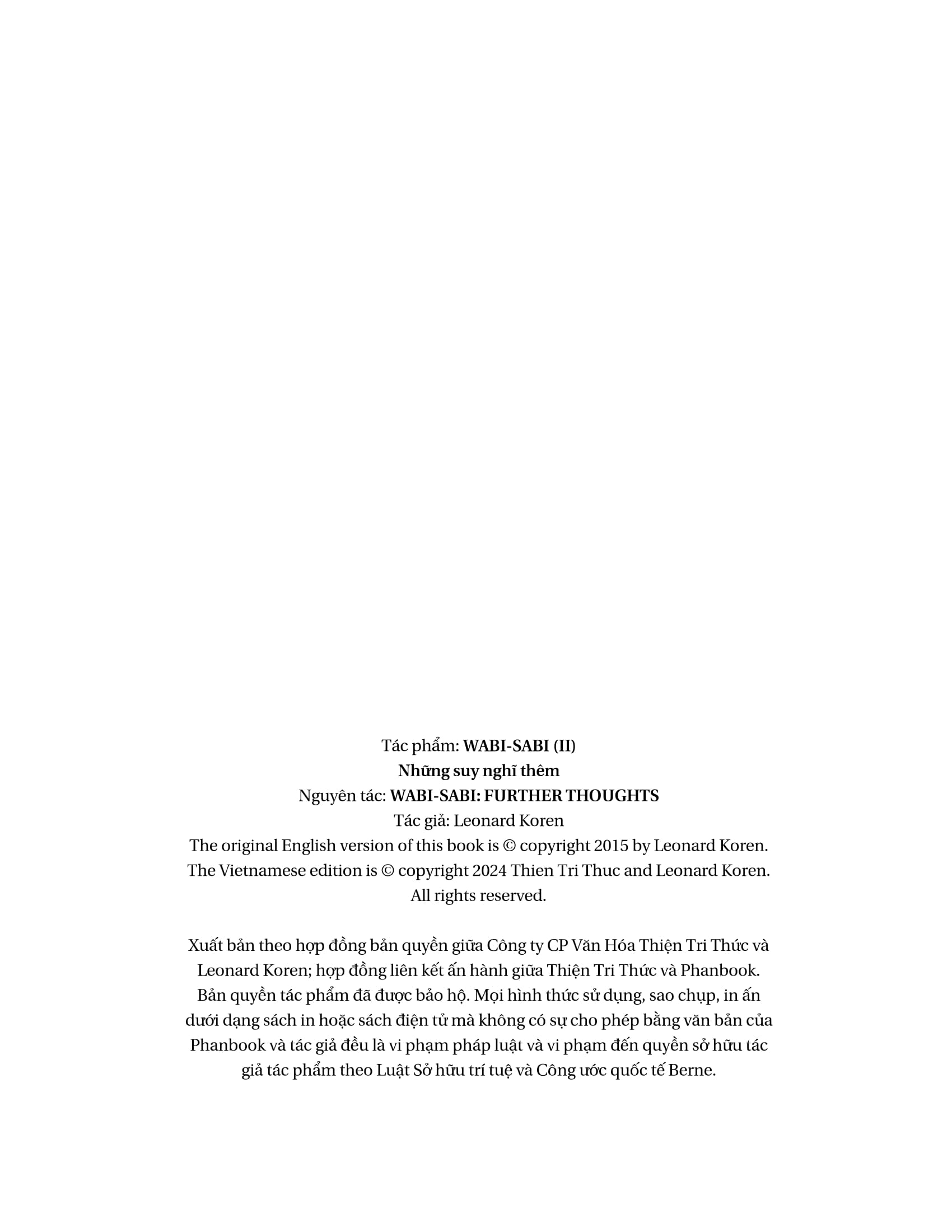 Bộ Wabi-Sabi - Tập 2 - Những Suy Nghĩ Thêm - Ảnh 4