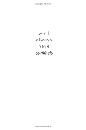 bộ we'll always have summer (the summer series book 3) - Ảnh 2