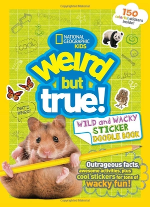 bộ weird but true! 4: wild and wacky sticker doodle book - Ảnh 2