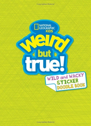 bộ weird but true! 4: wild and wacky sticker doodle book - Ảnh 3