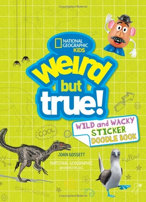 bộ weird but true! 4: wild and wacky sticker doodle book - Ảnh 5