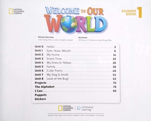 bộ welcome to our world: student book 1: american english - Ảnh 4
