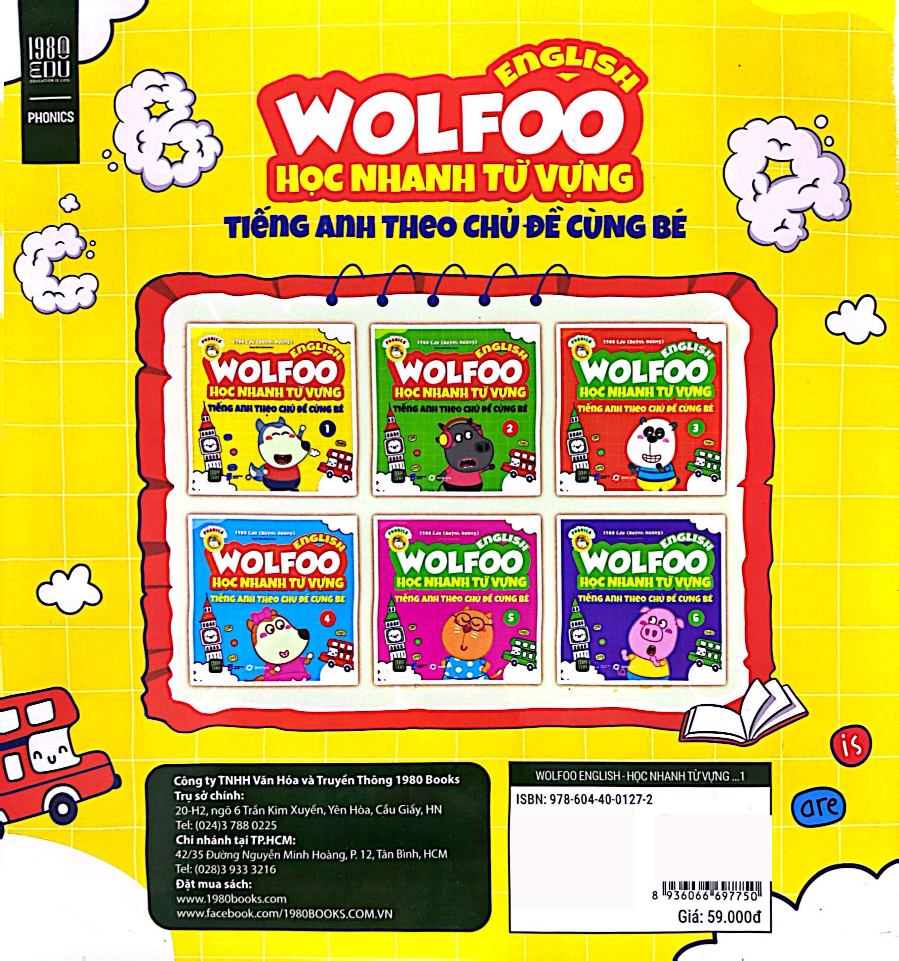 bộ wolfoo english - học nhanh từ vựng tiếng anh theo chủ đề cùng bé 1 - Ảnh 6