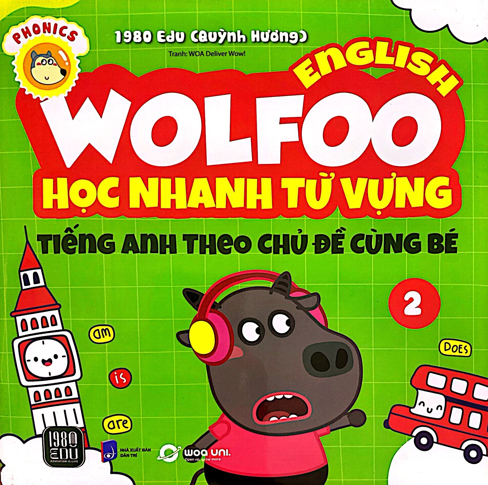 bộ wolfoo english - học nhanh từ vựng tiếng anh theo chủ đề cùng bé 2 - Ảnh 2