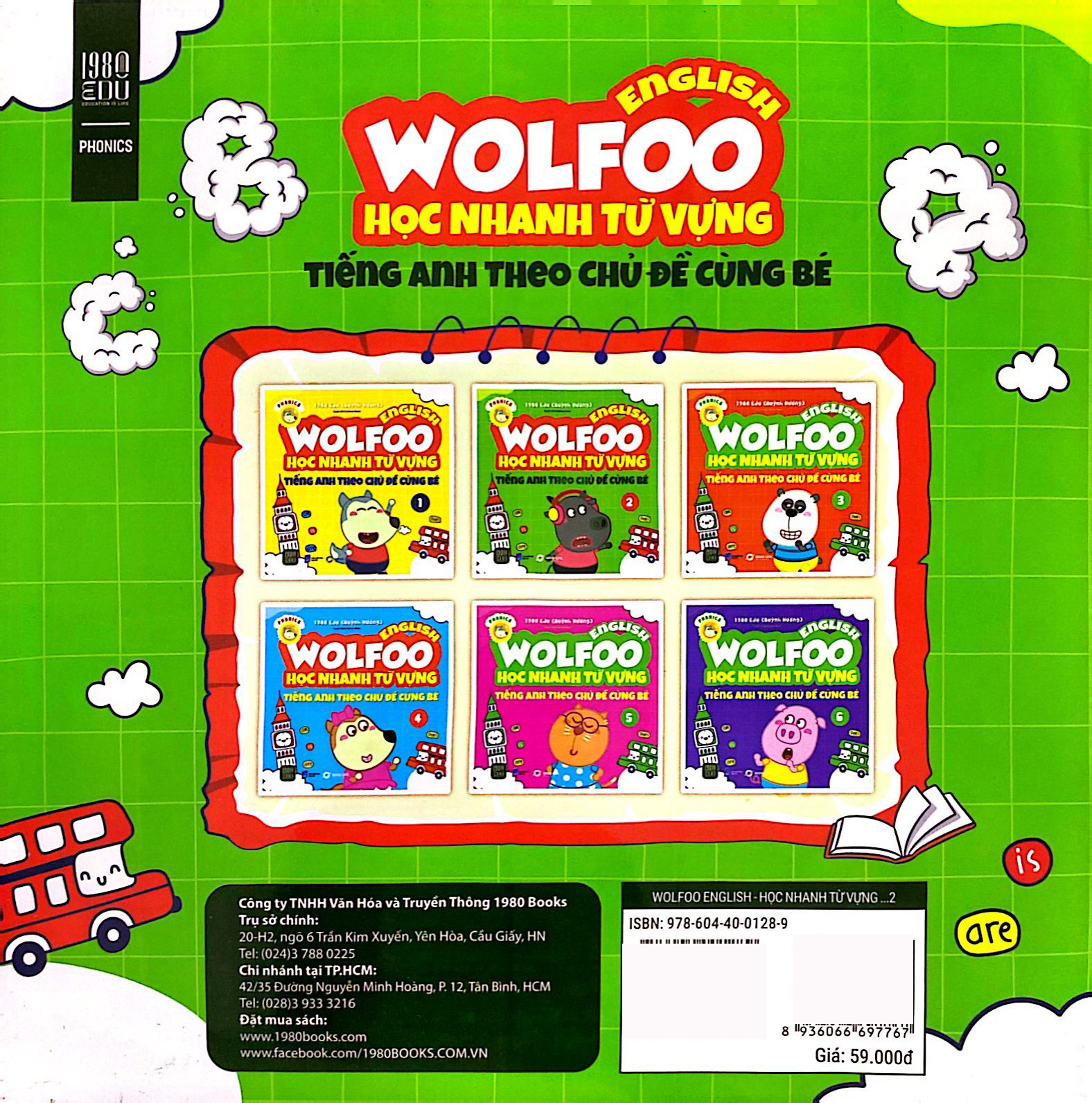 bộ wolfoo english - học nhanh từ vựng tiếng anh theo chủ đề cùng bé 2 - Ảnh 6