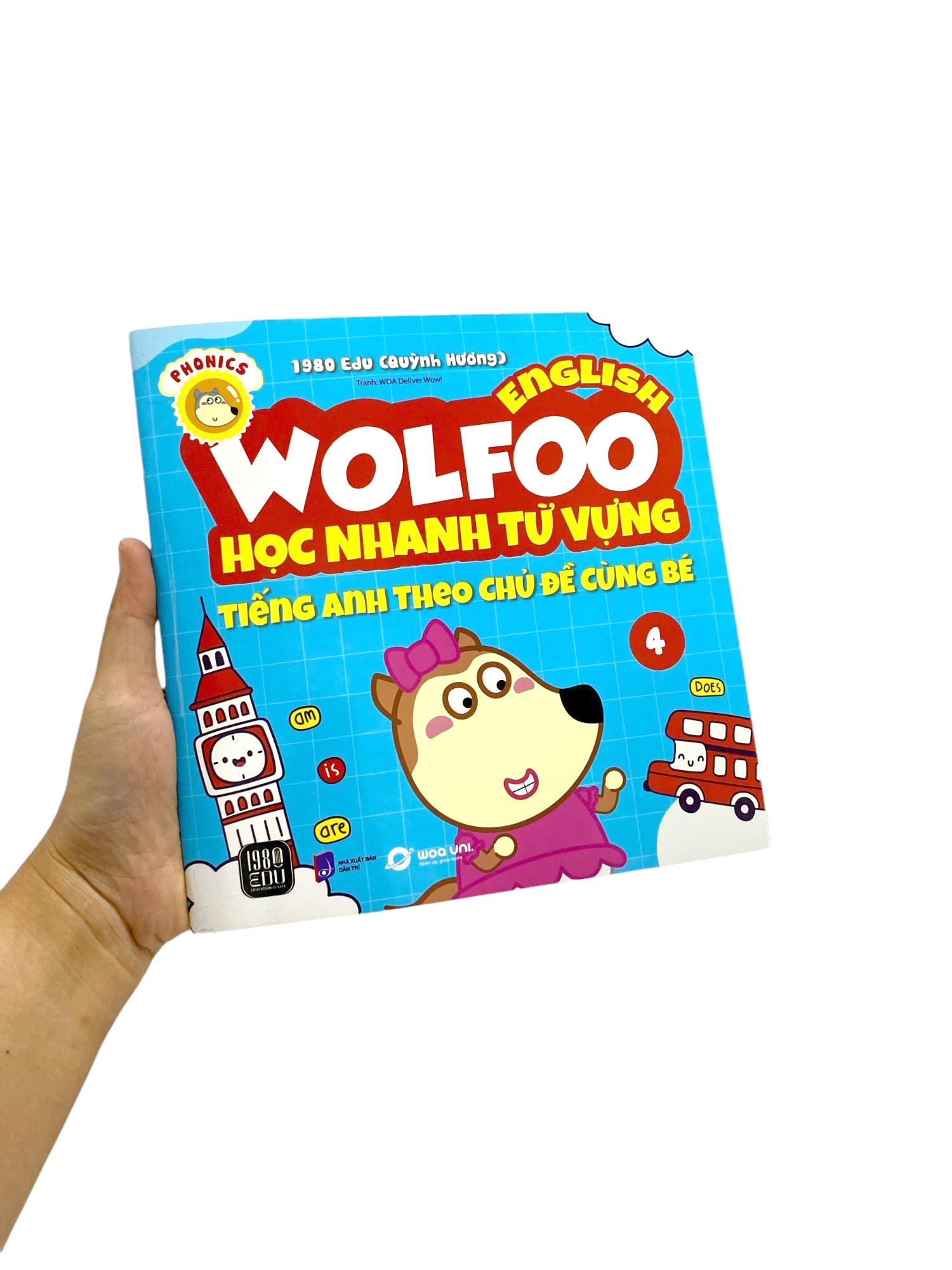 bộ wolfoo english - học nhanh từ vựng tiếng anh theo chủ đề cùng bé 4 - Ảnh 8